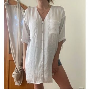 Show Me Your Mumu Silky White Tunic
